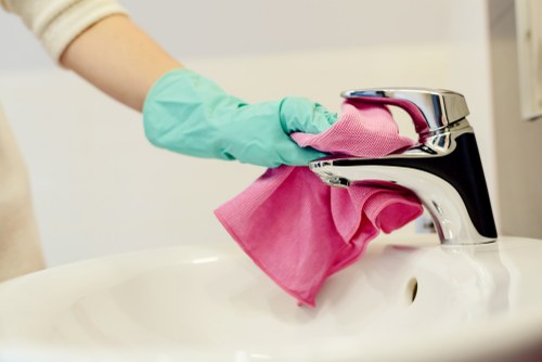 Professional carpet cleaning in a Barnet home interior